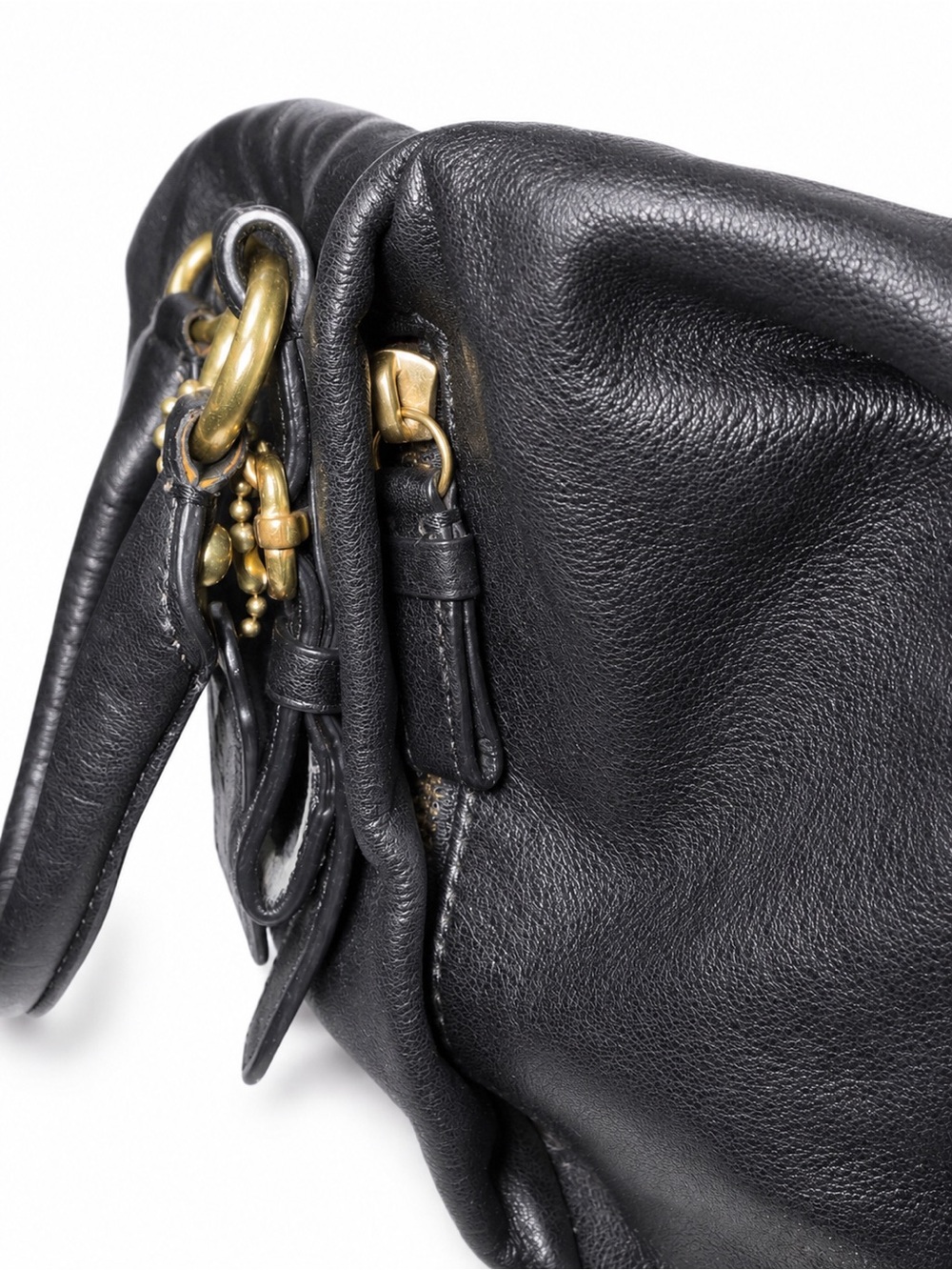 Coach Madison Juliette 21222 Black Leather Satchel Purse EUC originally Strap - Picture 9 of 13